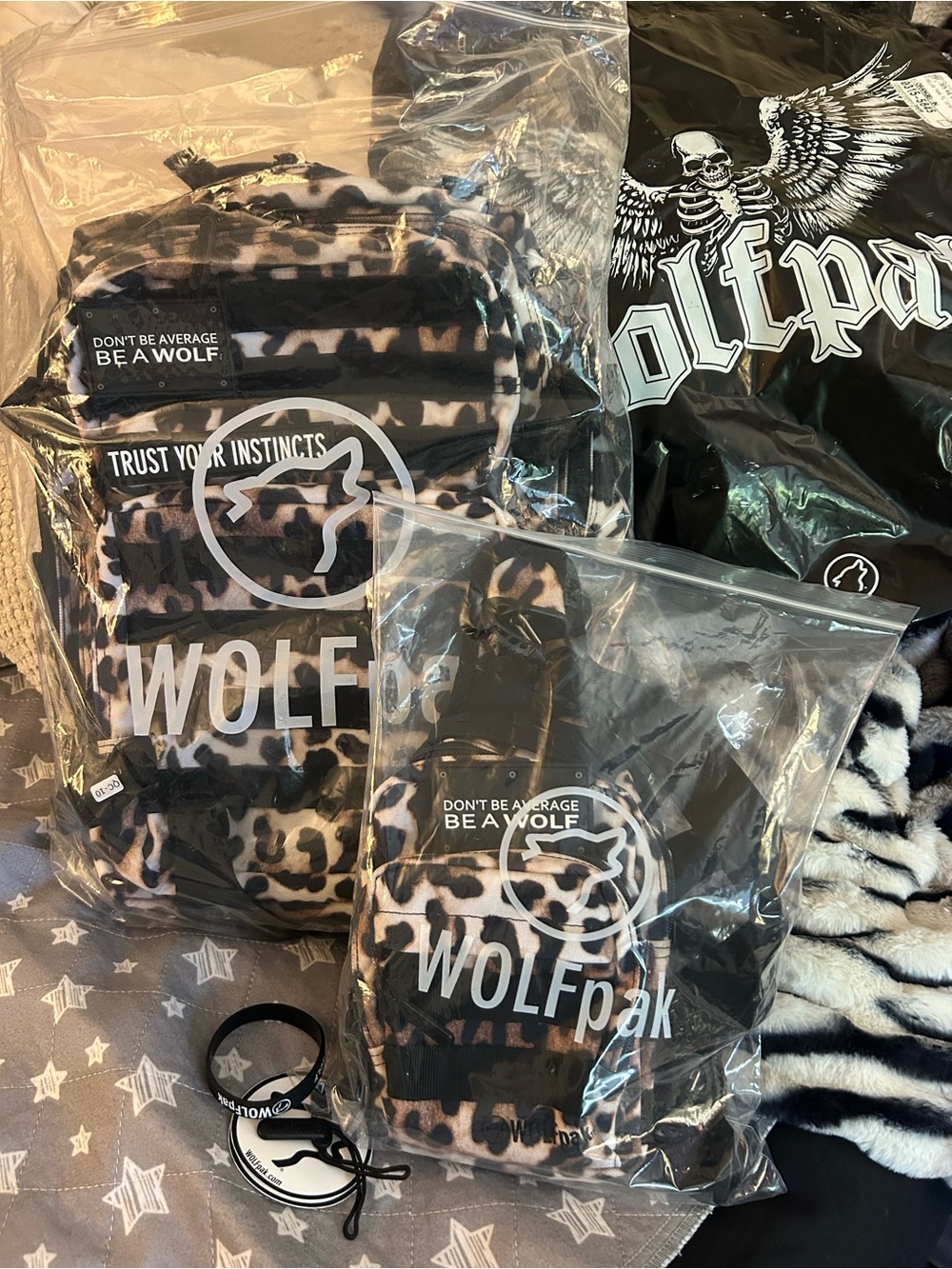 WOLFpak 35L backpack and 4L sling brand new